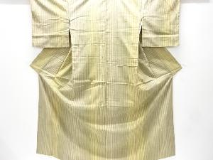 本場結城紬　縞織り出し着物(結)